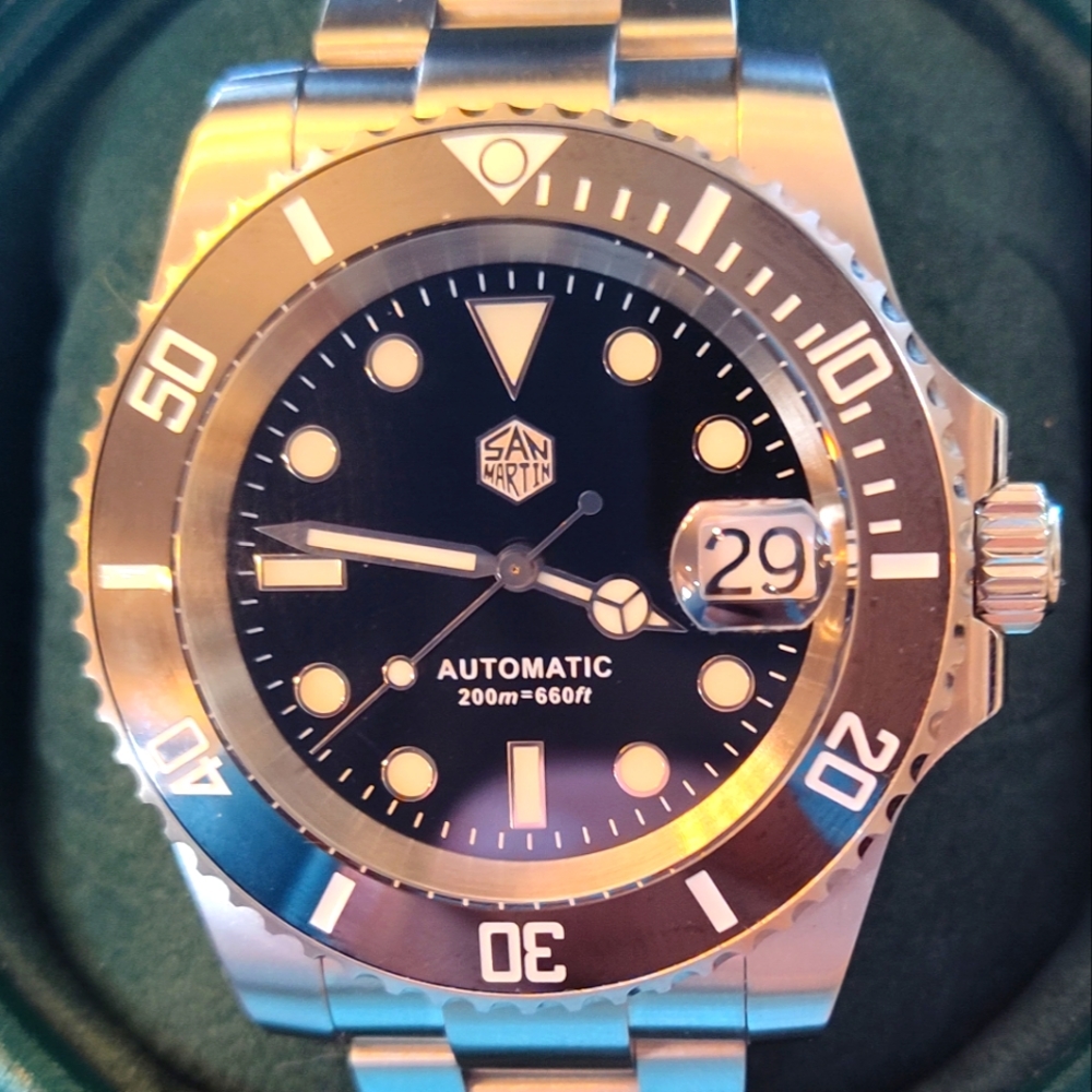 San Martin Water Ghost Dive Watch SN017-G